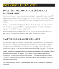 INVERSIONE PNEUMATICI